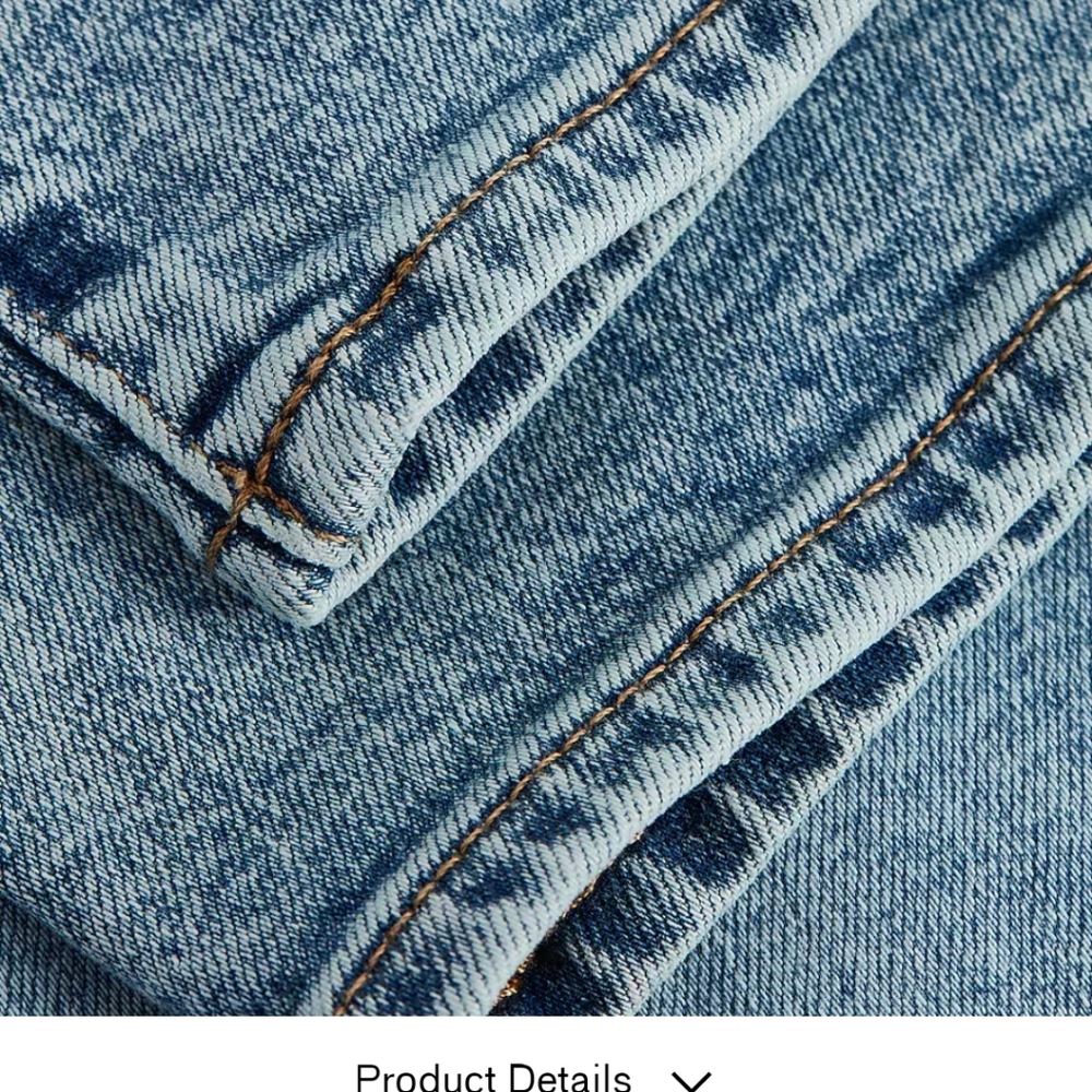 Express Low Rise Light Wash 90s Ankle Boot Jeans - Picture 4 of 8